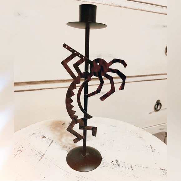 ✨ Kokopelli Metal Candle Holder ✨ Holder - Picture 1 of 7